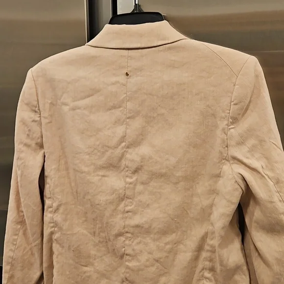 💕CUYANA💕 Linen Blend Blazer ~ Cream Small